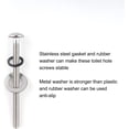 thumbnail image 2 of Tornillo de Fijación de Bisagra Brillar para Asiento de Inodoro con Junta de Acero Inoxidable de 14 mm Electrónica, 2 of 5