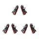thumbnail image 5 of Greeniant 1 par de piezas de bicicleta de repuesto de pastillas de freno para reemplazar negro/rojo Negro/Rojo 3piezas Greeniant CBP226795, 5 of 6