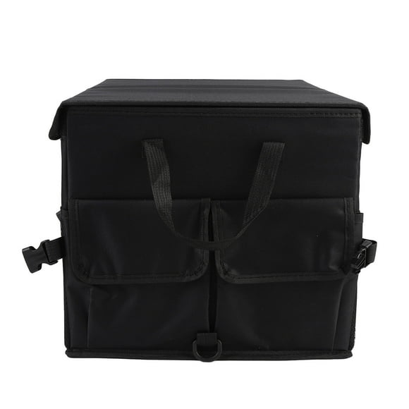 Car Trunk Organizer, Collapsible Portable Large Capacity Oxford Cloth Trunk Storage Organizer with Pockets, Multipurpose Sorting Car Storage Box for SUV, Truck, Sedan