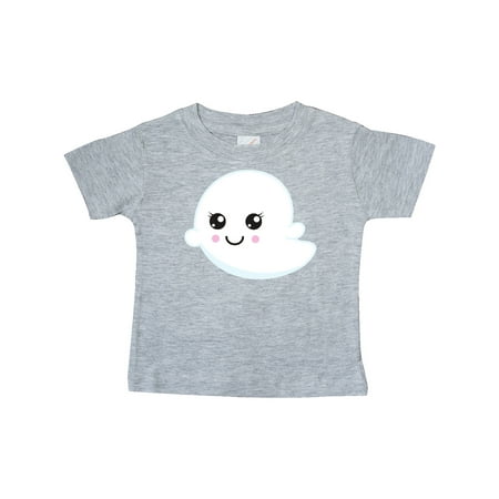 

Inktastic Cute Ghost Little Ghost Kawaii Ghost Halloween Gift Baby Boy or Baby Girl T-Shirt