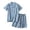 Light Blue, variant on Uikmnh Mens Leisure Soft Comfortable Home Solid Shirt Pants Pajama Set Two Piece Loungewear