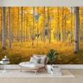 thumbnail image 7 of Wallpaper Autumn aspen tree forest Rocky Mountains Peel and Stick Wall Murals 100"H x 144"W Removable PVC Wall Paper Self-Adhesive Wall Paintings Art Decor for Bedroom Living Room, 7 of 7
