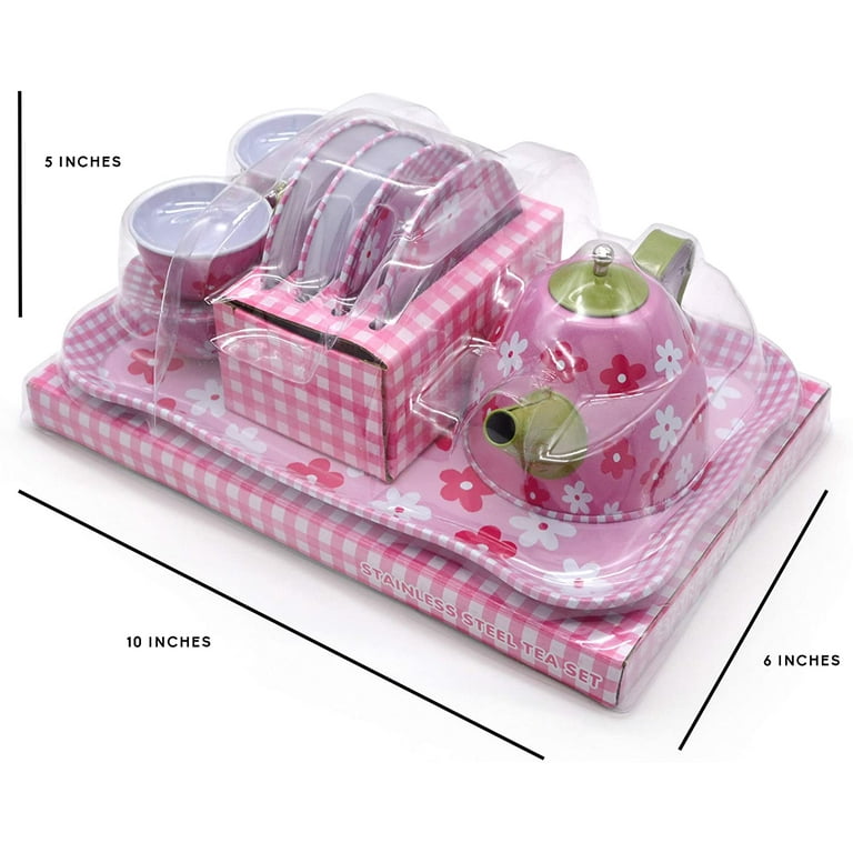 Stainless steel tea set child deals