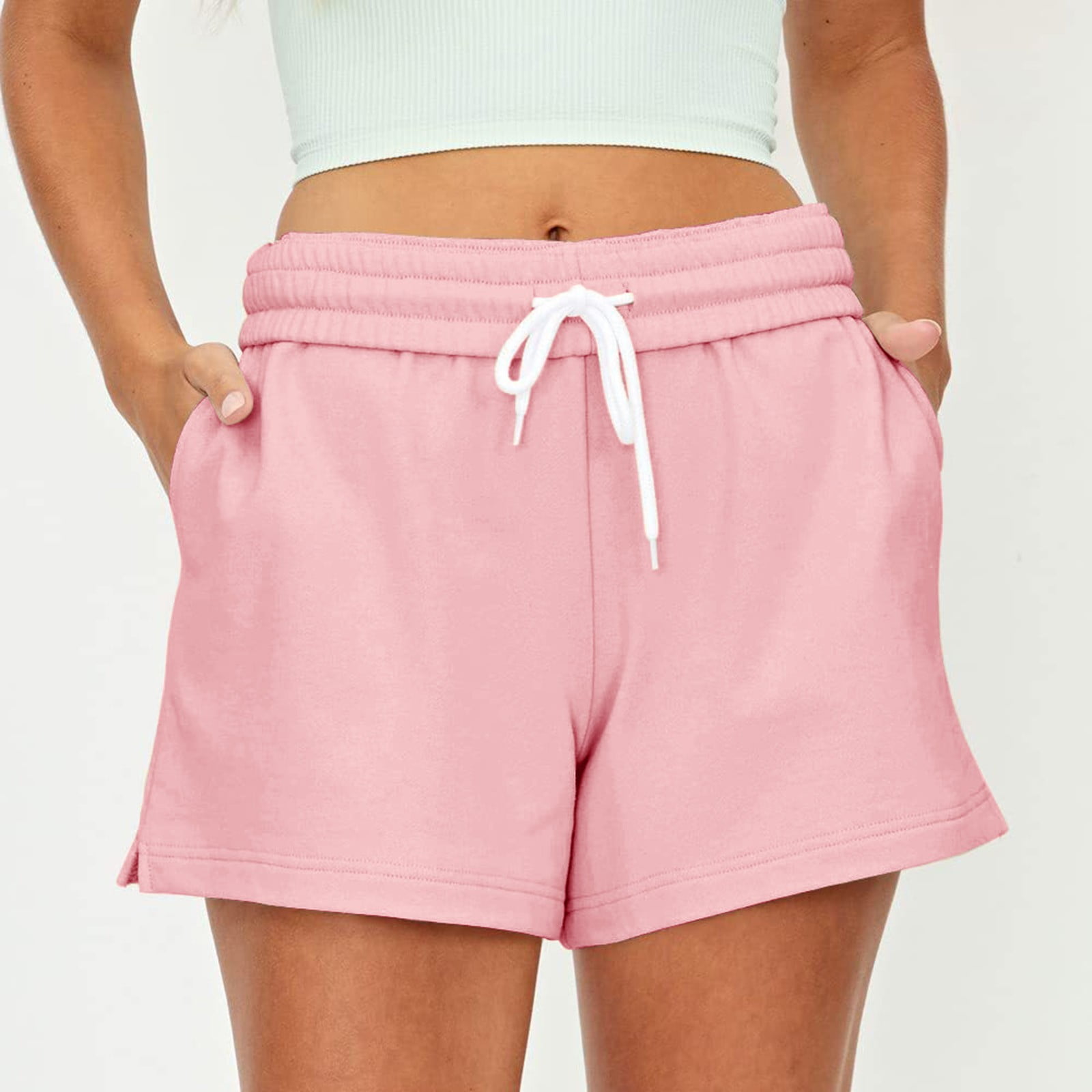 IRO bouclé high-waisted shorts - Pink