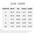 thumbnail image 3 of HKYNLAG Linen Bermuda Shorts for Women Knee Length Lightweight Capri Pants Summer High Waisted Cotton Shorts with Pockets Khaki XL, 3 of 5