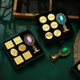 thumbnail image 6 of QUSENLON Wax Seal Kit Includes Brass Stamp Heads or Wax Beads Retro Wax Stamp Seal Kit, 6 of 19