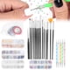 thumbnail image 5 of Juego de Herramientas para manicura pincel para uñas bolígrafo para puntear Kit de cinta decorativa con purpurina y lentejuelas para decoración de uñas ANGGREK Otros, 5 of 8