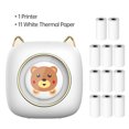 thumbnail image 1 of Label printer,Handcraft List Notes Diy Handcraft List Printer Portable Thermal 203dpi Picture Label Receipt Paper Sticker Thermal Printer Label Diy Handcraft Printer Bt 203dpi 11 Roll Thermal Siuke, 1 of 7