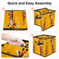 thumbnail image 4 of Toucan Large Capacity Foldable Cube Organizer with Handle, 10.8"x10.5"x10.6" - Storage Containers Organizer Bins, 4 of 6