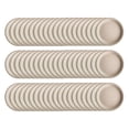 thumbnail image 2 of KEINXS Tableware Compostable Paper Plates Heavy Duty 60 Pack Biodegradable Disposable Plates Disposable Dinner Plates Made of Natural Sugarcane Wheat ，Microwave Table Chargers N, 2 of 9