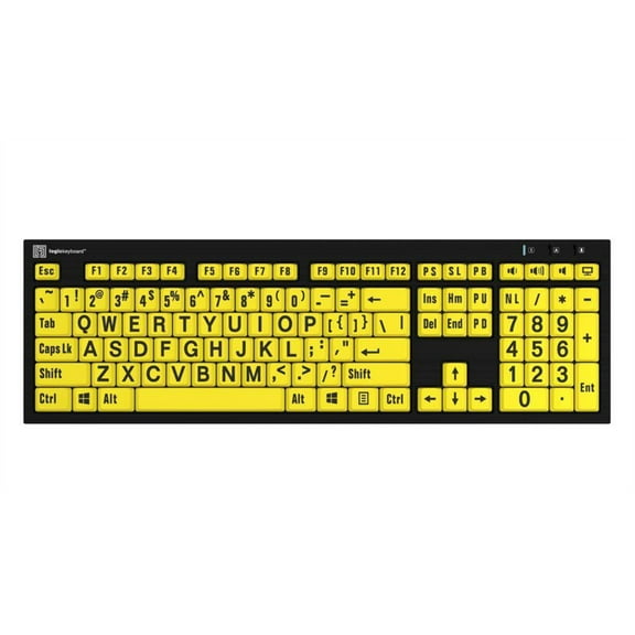 Large Print PC Low Vision Keyboard