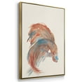 thumbnail image 3 of Betta III Framed Premium Gallery Wrapped Canvas - Ready to Hang - 17 x 25 - Gold Floating Frame, 3 of 9