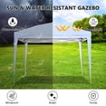 thumbnail image 6 of Ainfox 10x10 ft Pop Up Canopy Tent with 4 Weighted Bags, Instant Outdoor Shade Shelter with Portable Carrying Bag, Waterproof UV Protection Gazebo for Events, Parties and Beach,White, 6 of 6