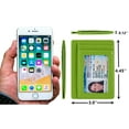 thumbnail image 4 of Credit Card Holder with ID Window RFID Protected Genuine Leather Slim Wallet (LGreen), 4 of 7