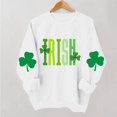 thumbnail image 2 of Tauxra Chandails à Enfiler de la Saint-Patrick pour Femmes, Manches Longues, Col Rond, Coupe Ample, Blouse Tunique Décontractée pour Femmes, 2 of 7