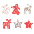 thumbnail image 3 of Yuarrent Paquete de 100 adornos colgantes Material de primera Colgante de Artesanía Diseño único Decoración navideña Rodajas de Kits de decoración para fiestas TYPE3 NO3 Yuarrent HA059725-07B, 3 of 6