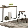 thumbnail image 7 of Home Square 2-Piece 24" Counter Stool Set in Cocoa Brown and Black, 7 of 7