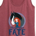 thumbnail image 3 of Disney Brave - Merida & Angus Change Your Fate - Women's Racerback Tank Top, 3 of 5