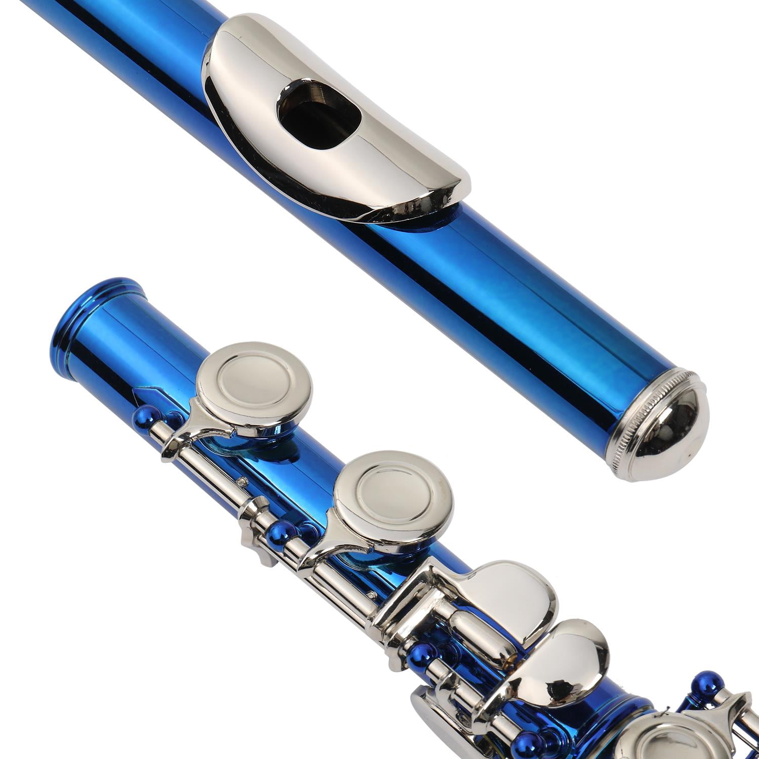 Zimtown 16 Hole C Flute for Student Beginner School Band with Case