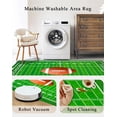 thumbnail image 5 of Football Field 5x7 Rug for Boys Bedroom Sports Rugs for Boys Room Decor, Soft Football Rug for Kids Playroom, Area Rug for Game Room or Man Cave Carpet, 5 of 6