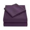thumbnail image 6 of Microfiber Bed Sheet Set Hotel Style Deep Pocket，Cool & Breathable Bed Sheets Queen，Purple, 6 of 8