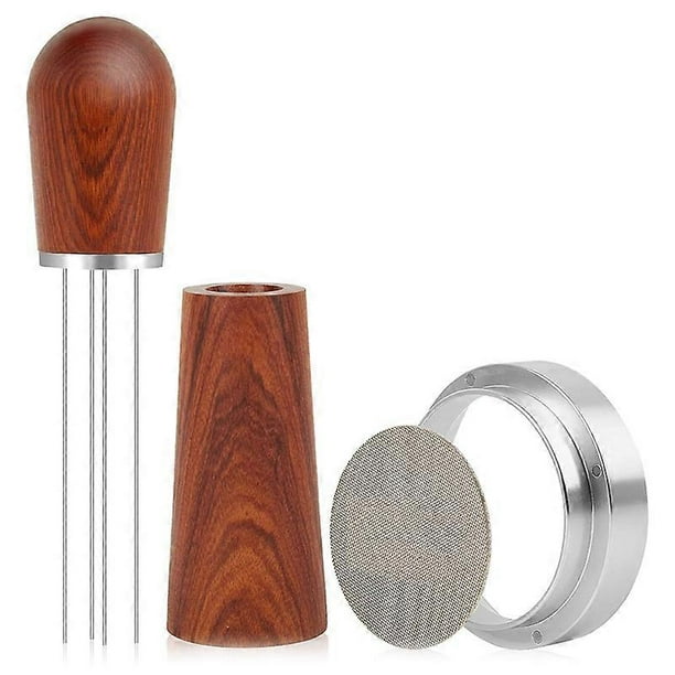 51mm Espresso WDT Tool, Dosing Funnel and Puck Screen Set, Espresso Accessories Kit Set, Coffee Need