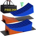 thumbnail image 1 of PAULINN RV Camper Levelers, 2 Packs RV Leveling Blocks Heavy Duty & Upgraded Up to 35,000 lbs, Curved Leveling RV Accessories with 2 Anti-S, 1 of 7