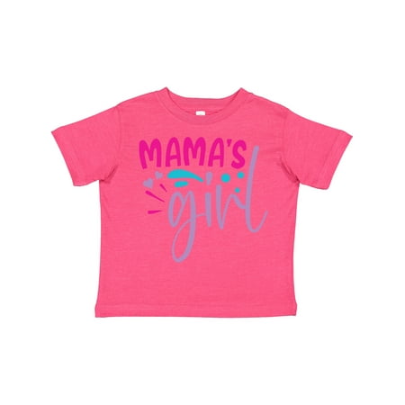 

Inktastic Mama s Girl Text in Pink and Purple Gift Toddler Toddler Girl T-Shirt