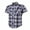 10 Light Blue White Gray, variant on Coevals Club Mens Pearl Snap Plaid Western Cowboy Button Up Short Sleeve Shirts White Black Blue 16 Large