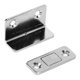 thumbnail image 5 of Cierre magnético en forma de L, acero laminado en frío, tope magnético sin orificios para puertas de gabinete, cajones, puertas correderas, color plateado, 5 of 8