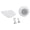 White, variant on Wireless Bluetooth Speaker, Golf Ball Look Portable Speaker for Home, Outdoor Party, Office, Black