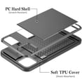 thumbnail image 3 of 2 fundas para teléfono con ranura para tarjeta de crédito, deslizantes, ocultas, protectoras, para iPhone 11, 3 of 5