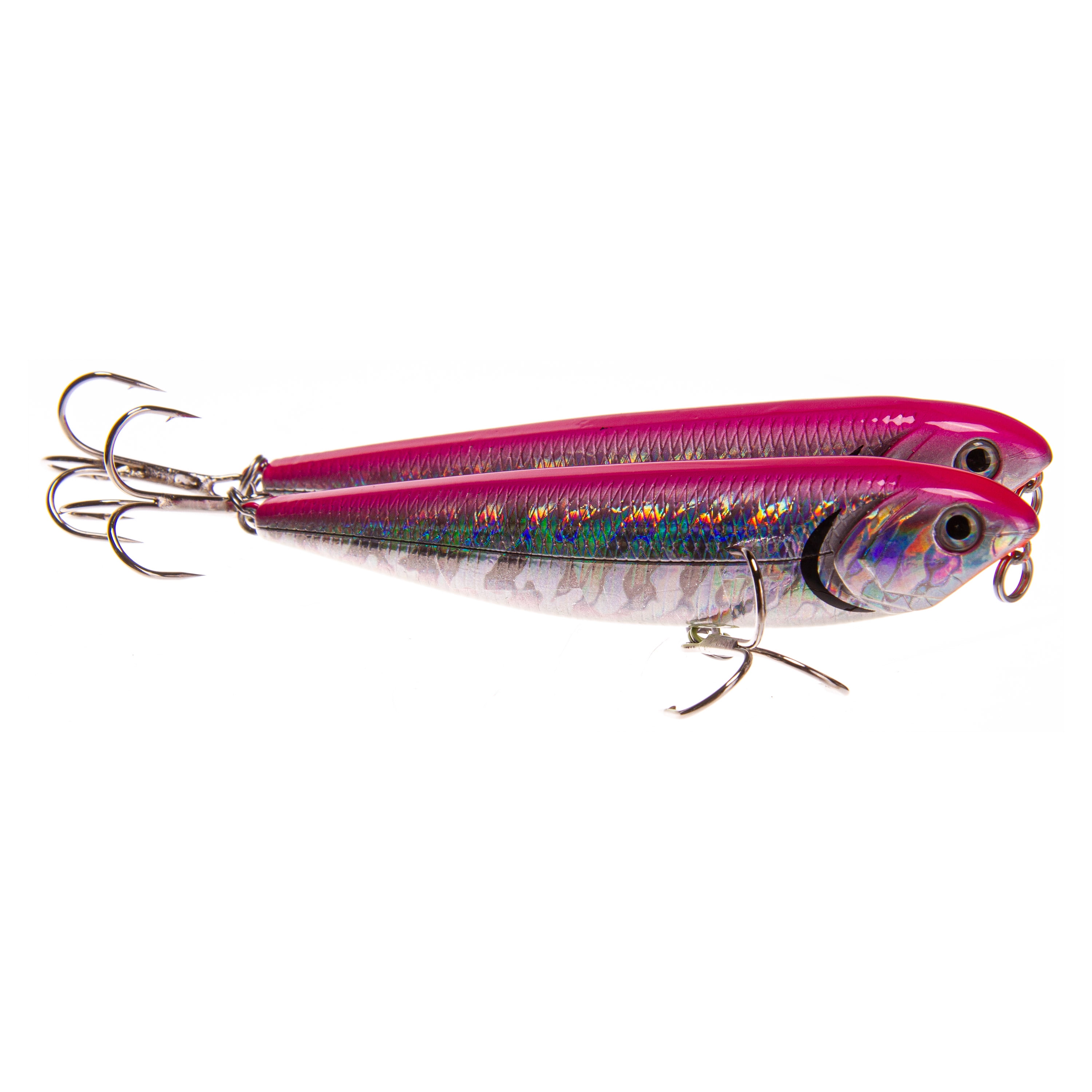 Ozark Trail Saltwater Inshore Walking Mullet Fishing Lures, Pink, 2-Pack