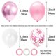 thumbnail image 3 of Globos Suministros para fiesta de boda Baby Shower Día de San Valentín Cumpleaños Rosa Feliz aniversario Decoración Niña Látex Día del Niño, 3 of 7