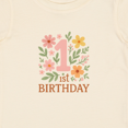 thumbnail image 4 of Inktastic 1st Birthday Flowers Girls Baby T-Shirt, 4 of 5