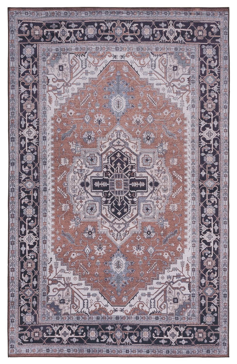 SAFAVIEH Tucson Drew Traditional Machine Washable Area