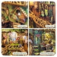 thumbnail image 4 of Book Nook Kit Jioustoy Book Nook con funda antipolvo, LED, color verde, 4 of 6
