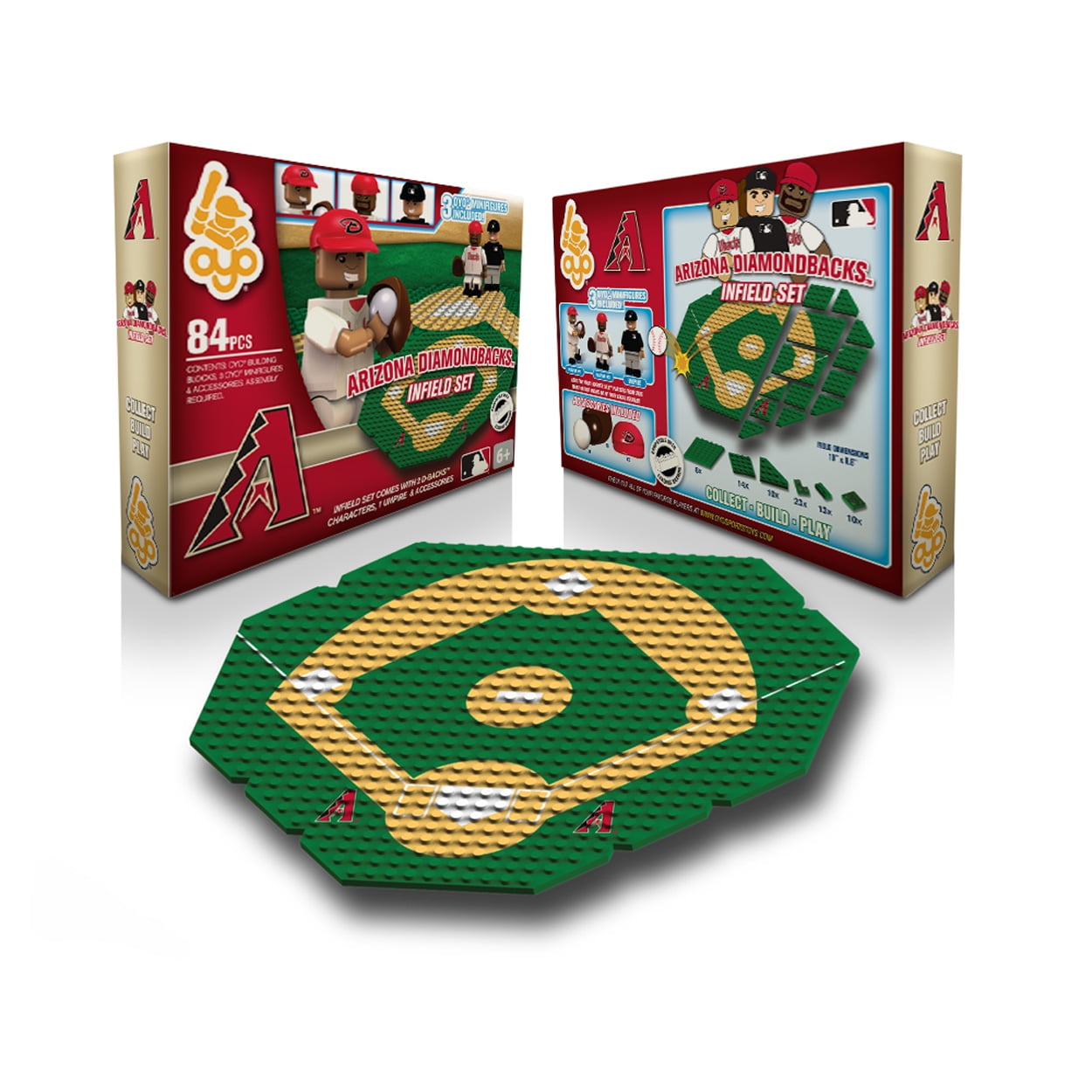 oyo sports mlb full field building block set