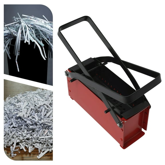 25.6*8.2*12.6cm Manual Carbon Steel Newspaper Briquette Maker Rectangle Brick Maker Waste Paper Brick Maker