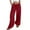 Wine, variant on Admvng Sweatpants Women Warm Elastic Waist Sports Casual Solid Pants with Side Pockets Joggers, Size S-2XL