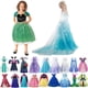 thumbnail image 2 of Disney Princess Dress 2023 Girl Mirabel Isabela Elsa Anna Costume Kid Birthday Party Clothes Halloween Cosplay Encanto Frozen1/25T (120) Gao Jinjia LED, 2 of 2
