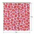 thumbnail image 5 of Waterproof Beautiful Colorful Floral Shower Curtain 72x72 Inch Boho Style Polyester Unique Shower Curtain for Bathroom Hotel Home Decor with 12 Plastic Hooks, 5 of 5