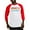 Red/White, variant on CafePress - California Baseball Jersey - Cotton Baseball Jersey, 3/4 Raglan Sleeve Shirt