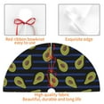 thumbnail image 6 of Kll 36" Christmas Tree Skirt Avocado Xmas Tree Skirts Mat For New Year Xmas Holiday Party Indoor Outdoor Home Decoration, 6 of 9