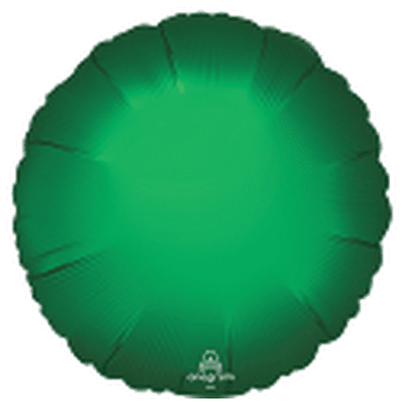 18C HX STN EMERALD CIRCLE