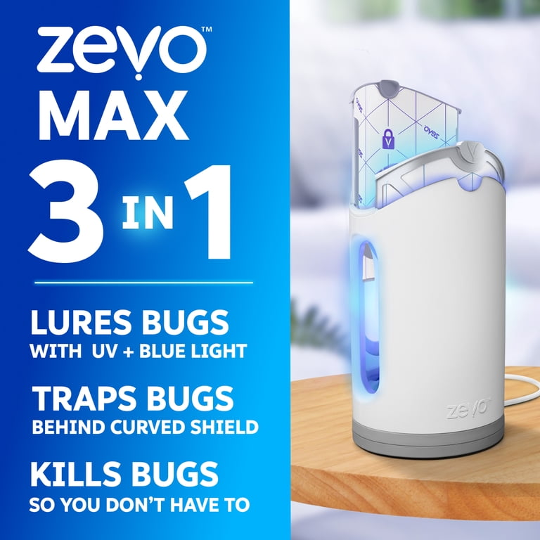 Zevo Max Flying Insect Indoor Fly Trap: Easy, Mess-Free Solution