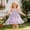 Purple, variant on Huowey Toddler Kids Girls Floral Sundress Smocked Sleeveless Spaghetti Strap Ruffled Pleated High Waist Flower Print Tiered A-Line Dresses Breathable Stylish Mid Dress For Party Beach,Black,2-3 Years