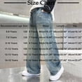 thumbnail image 2 of HAOTAGS Boys Jeans, High Rise Comfy Wide Leg Cargo Demin Pants Bootcut Pocket Boys Hop Streetwear Blue 12 Years, 2 of 6