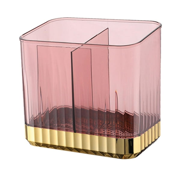 Soporte para utensilios, escurridor de utensilios con compartimentos dobles, palillos Rojo