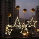 thumbnail image 1 of Christmas Lights Window, 4 x Suction Cup Fairy Lights Window, Window Decoration Hanging Window Light with Suction Cup LED, Christmas Decorations Indoo, 1 of 4